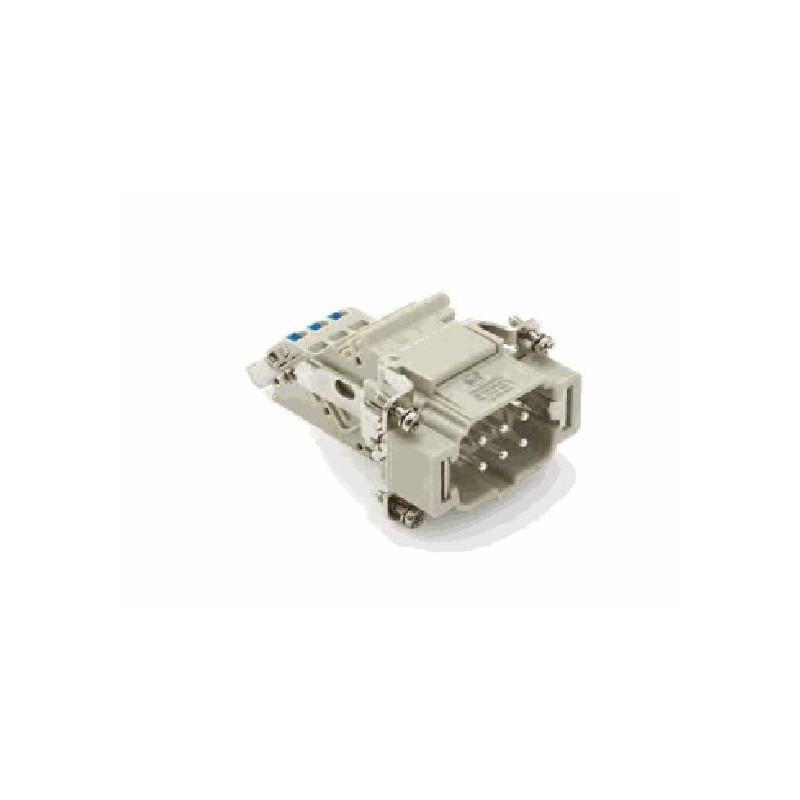 Insert HE, Quick Connection à ressort, mâle, 6 pin, 16A, Polycarbonate, 6B 